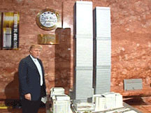 A model of Trump's proposal to rebuild the WTC
