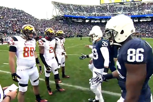 Maryland refuses handshake with PSU